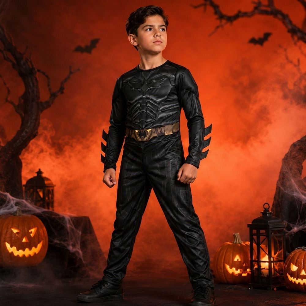 Rubie's Batman Dark Knight Boy's Small Halloween Costume Cosplay Gotham No Mask